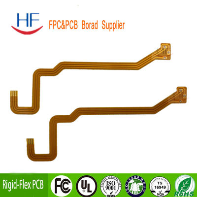 6 couches de PCB flexible 1 oz carte de circuit imprimé multicouche carte FPC masque de soudure jaune