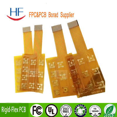 Assemblage de cartes de circuits imprimés flexibles à virage rapide Fabrication HASL FR4 0,2 mm