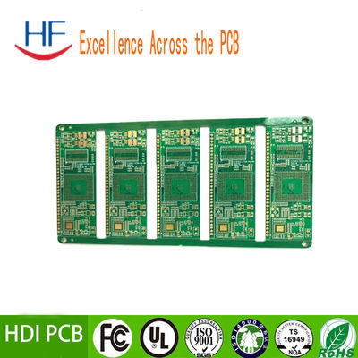 ENIG FR4 HDI carte mère PCB rigide Fabrication Immersion Or 1,0 mm