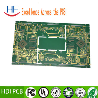 HDI 8 couches Multicouche PCB Circuit Board Immersion Finition de surface en or