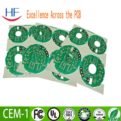 Une carte de circuit imprimé PCB à une face épaisse de 1,6 mm, sans masque de soudure.