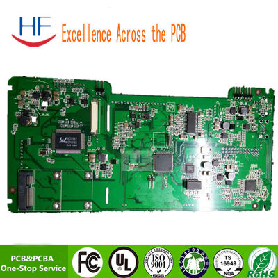 1.2MM LED PCB assemblage de la carte rigide à double face d'immersion en or FR4