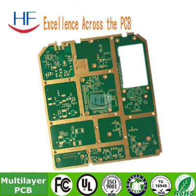 6 couches multi-couches PCB carte de circuit imprimé Fr4 Matériau de base Immersion Or Surface