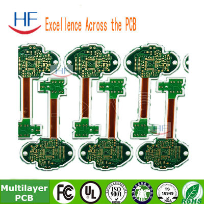 Dispositif électronique HASL 4 oz HDI PCB rigide flexible