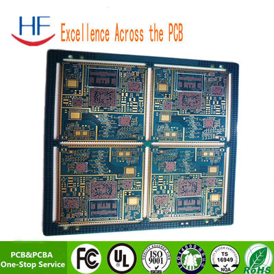 Une planche de PCB à double couche en or à immersion, un PCB à double face Fr4 de haute précision.