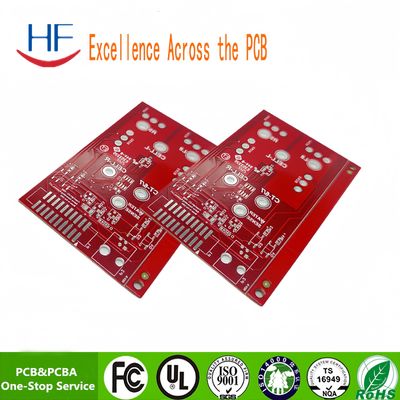 Red Oil rigide double face carte de circuit imprimé personnalisation PCB prototype