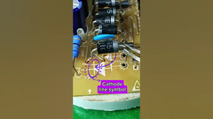 Comment installer une diode correctement, faites attention aux symboles de l'anode et de la cathode.